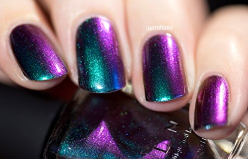 Image of ILNP Hush - Teal, Blue, Violet, Orange, Red Ultra Chrome Color Shifting Nail Polish