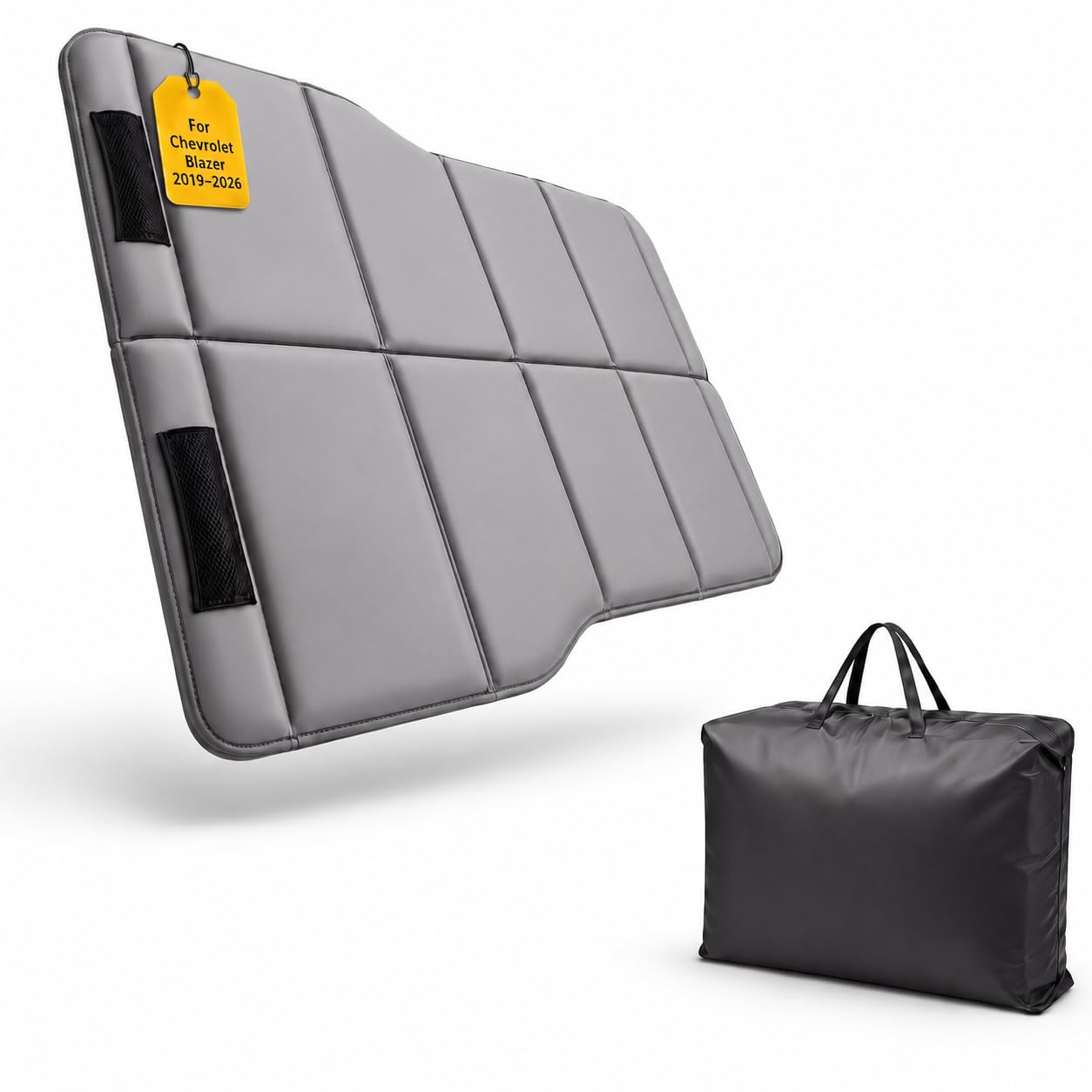 Car Mattress for 2019–2026 Chevrolet Blazer, Upgraded Non-Inflatable Thickened Foam SUV Car Camping Mattress, Foldable Trunk Sleeping Pad Car Bed Mattress for Road Trips Camping Travel