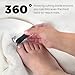 EZ Grip 360 Degree Rotary Stainless Steel Sharp Blade Fingernail Toenail Clipper, Trimmer and Cutter
