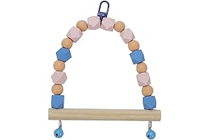 Wooden Swing Toy for Small Birds