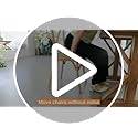 24 Pcs Chair Leg Floor Protectors for Hardwood Floors Silicone Covers to Protect Wood Tile Floors Scratches Felt Pads Furniture Leg Caps Reduce Noise (Fit:0.9"-1.29")