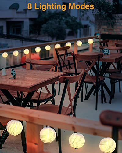 Solar-Lichterkette für den Außenbereich, Litogo 7,8m mit 40 LEDs