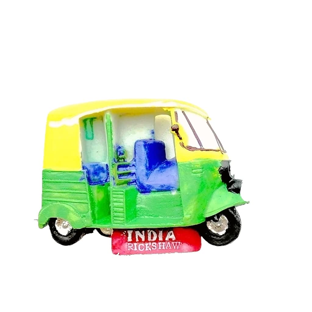 Seens Resin-0860 Indian Tuk-Tuk Magnet Kitchen Fridge Decorated Magnet
