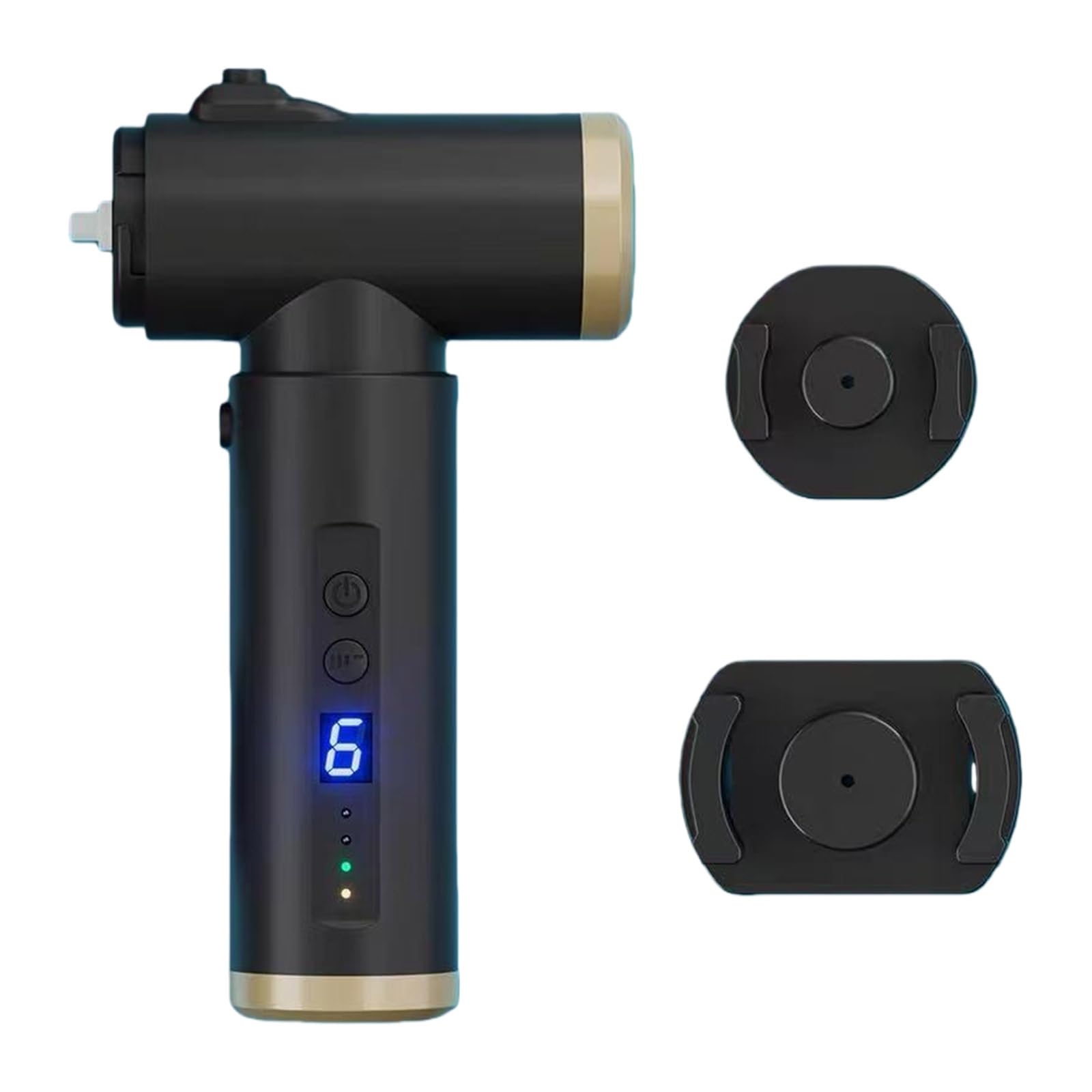 Kaeltsyn Portable Handheld Adhesive Dispenser Featuring Interchangeable Adapters Cordless Adhesive
