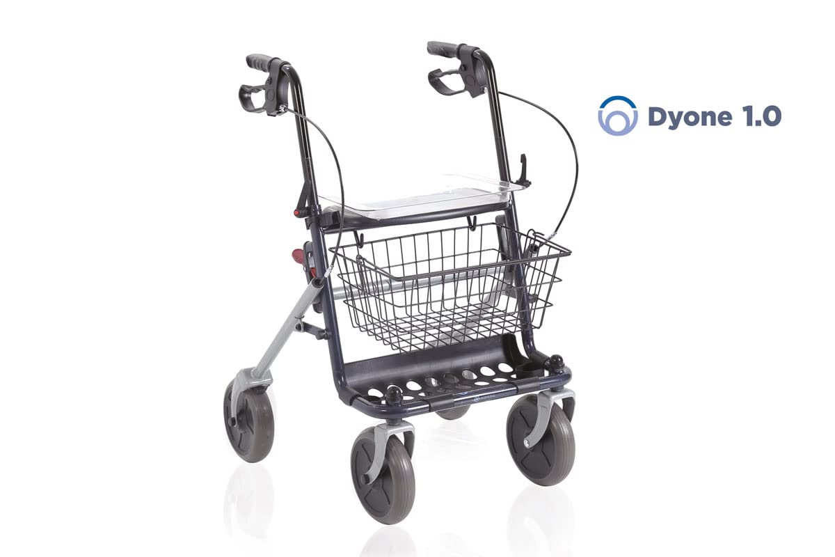 Deambulatore per anziani pieghevole 4 ruote Dyone