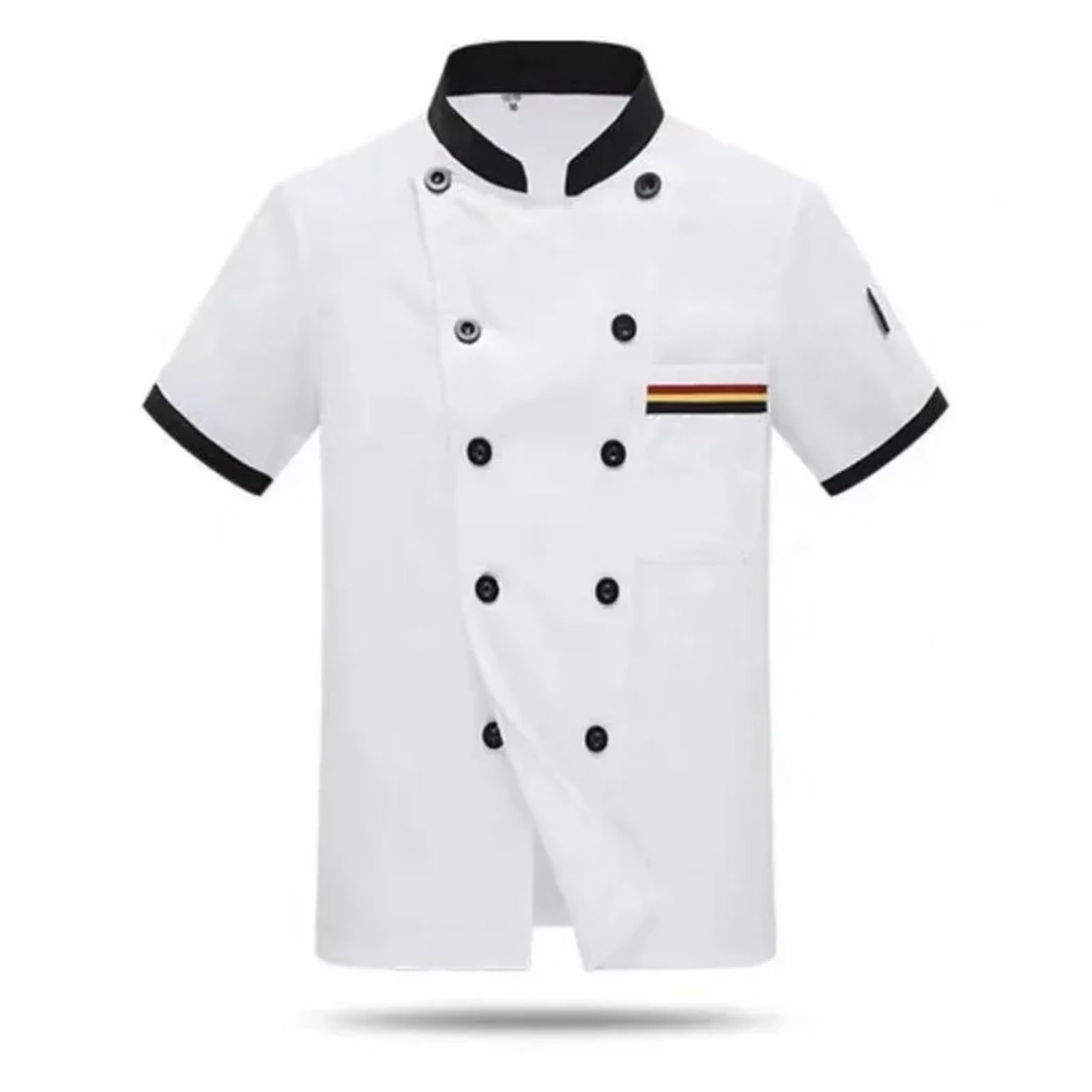 Ideal for die Gastronomie-Kochjacke for Herren mit langen Ärmeln und atmungsaktivem Design