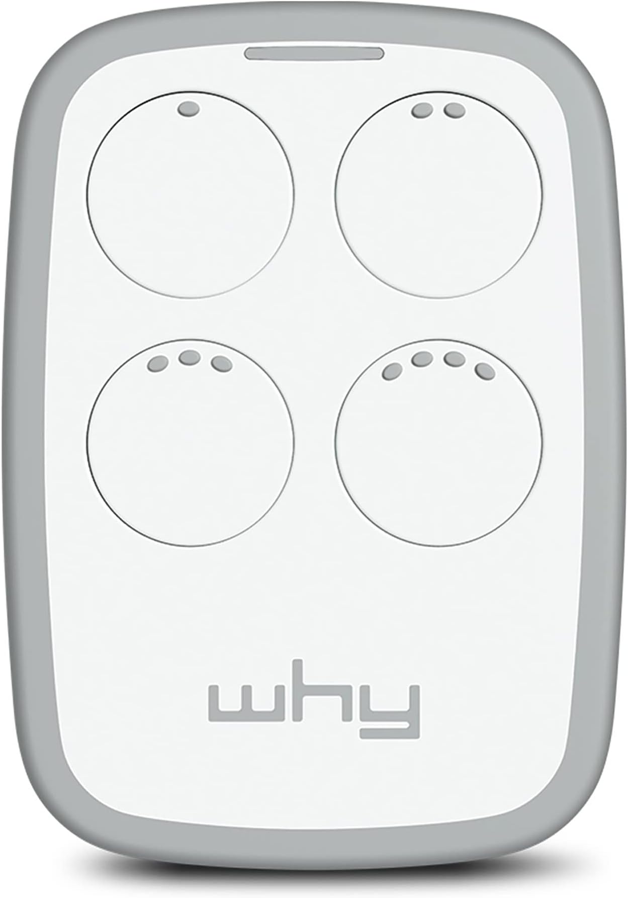 SICE - NEW WHY EVO Remote radio control Rolling code compatible with all brands and models white/silver