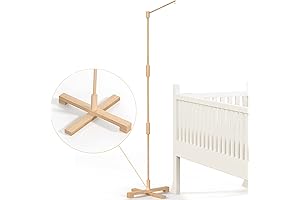 FEISIKE Mobile Hanger for Wall - 57.4 Inch Extendable Nursery Decor