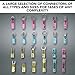 Killer's Instinct Outdoors 480pcs Heat Shrink Wire Crimp Terminal Marine Wiring Connector Fits 3M Heat Shrink Wire Crimp Connectors Electrical Connectors