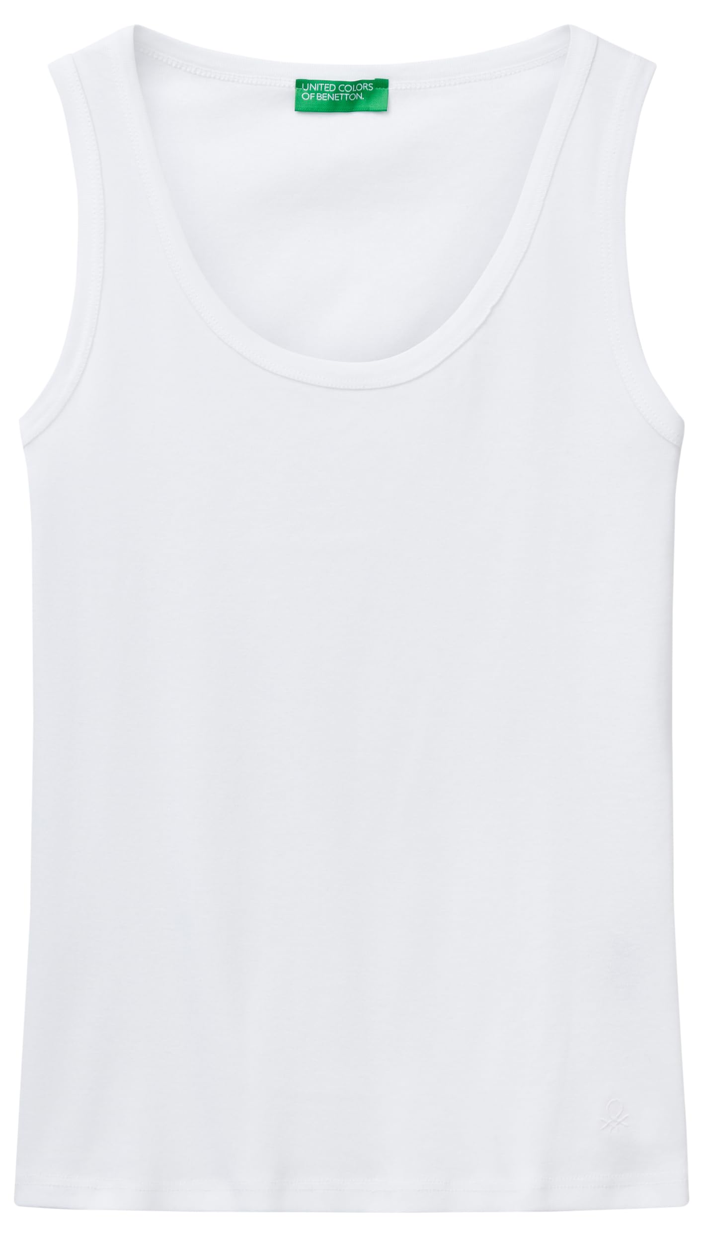 United Colors Of Benetton Women's White Tank Top, M