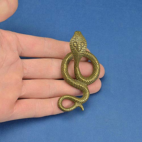Juzzq Car Dashboard Figurines Ornaments Statues And Figurines Statue Ornament Antique Bronze Zodiac Snake Statue Miniature Figurines Copper Desk Decorations Tea Pet Ornaments Brass Paperweight Craft #TOP2