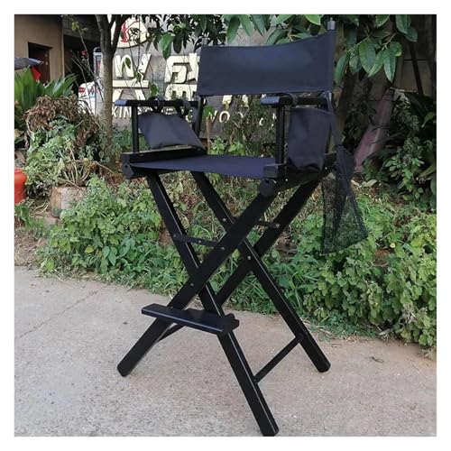 Chaise pliante robuste en bois noir pour aménagement extérieur durable