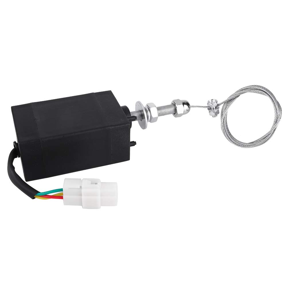 Motore Diesel Spegnimento Valvola Solenoide, DC 12/24V Motore Spegnimento Dispositivo Disel Motore Spegnimento Valvola Motore Spegnimento Controllo per Parti di Industria Sutomobilistica