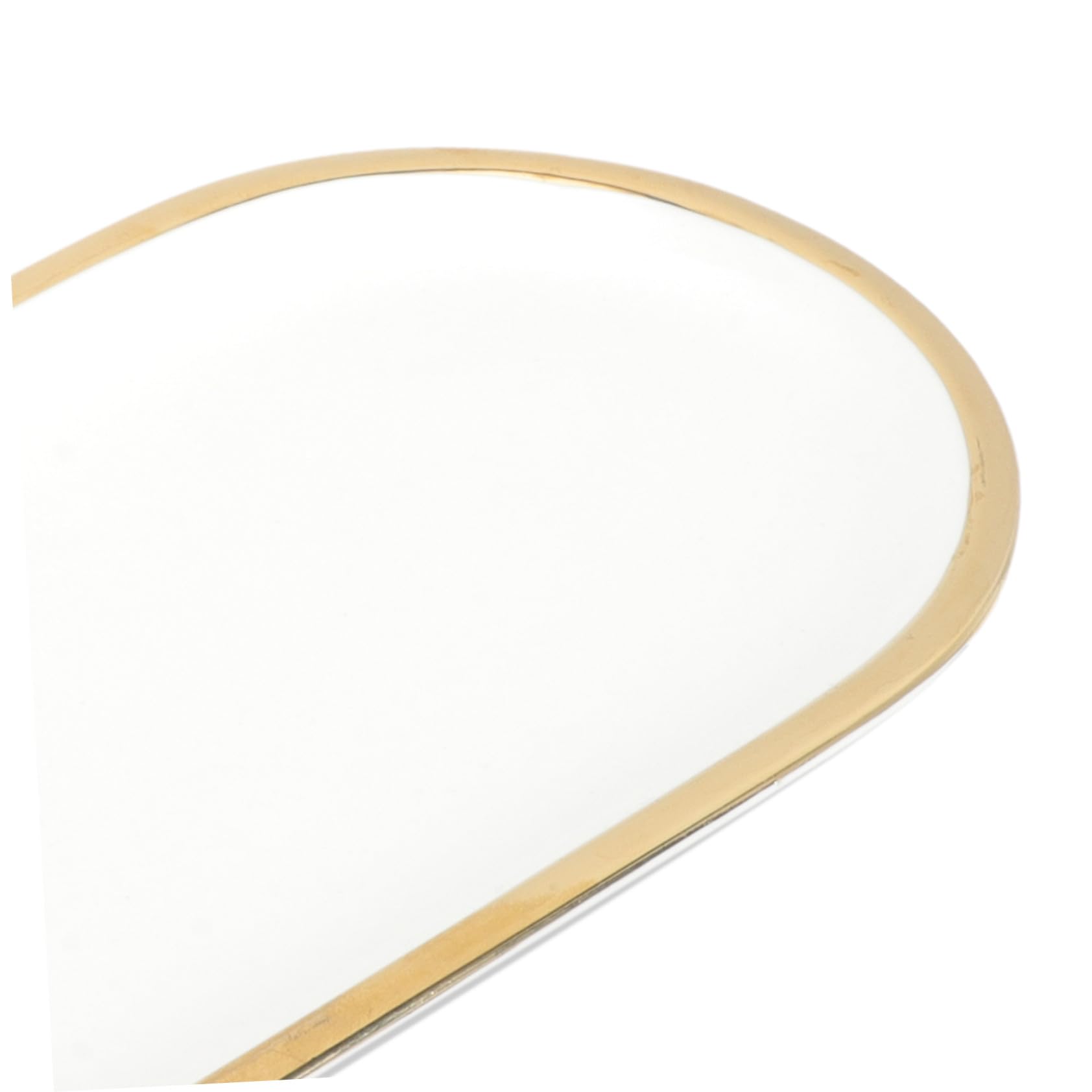 Goldenes Schmucktablett Keramik Schmuckschale Dekorative Ringschale Ohrringschale Schmuckaufbewahrungsteller Keramik Ringhalter Schreibtischdekoration