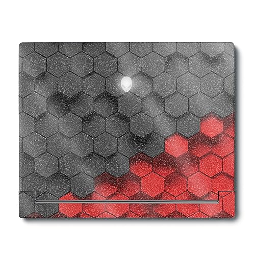 Image of MightySkins Glossy Glitter Skin Compatible with Alienware X16 R1 (2023) Full Wrap Kit - Two-Tone Hex | Protective, Durable High-Gloss Glitter Finish | Easy to Apply & Change Styles | Made in The USA