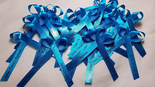 Personalized Ribbons For Bridal Shower Wedding Party Favors Or Baby Showers - Custom Made Cut Ribbon #TOP6