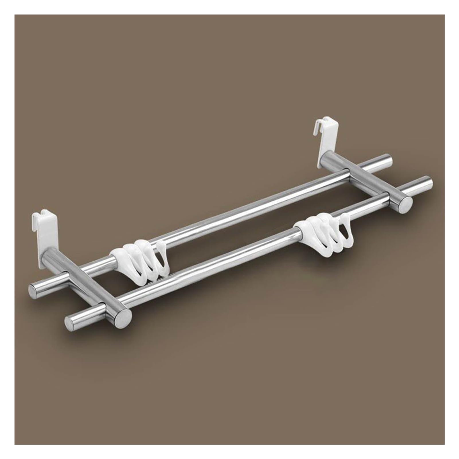 Floating Radiator Storage Shelf Rack Radiator Clothes Dryer Double Tier Stainless Steel Heat Resistant Multiple Sizes(19.6in/50cm)
