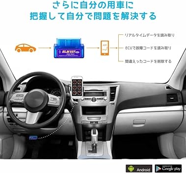 OBD2 Automotive Fault Diagnostic Machine ELM327 OBD2 Scan Tool Bluetooth v1.5 Automotive Self-Diagnosis Fault Diagnosis Mini OBD2 Scanner Not Compatible with Electric Vehicles Type 1