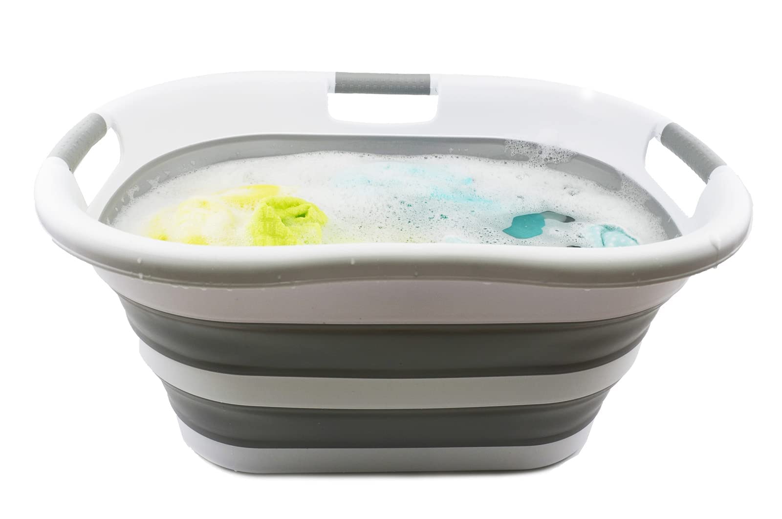 SAMMART 37L opvouwbare plastic wasmand - opvouwbare pop-up