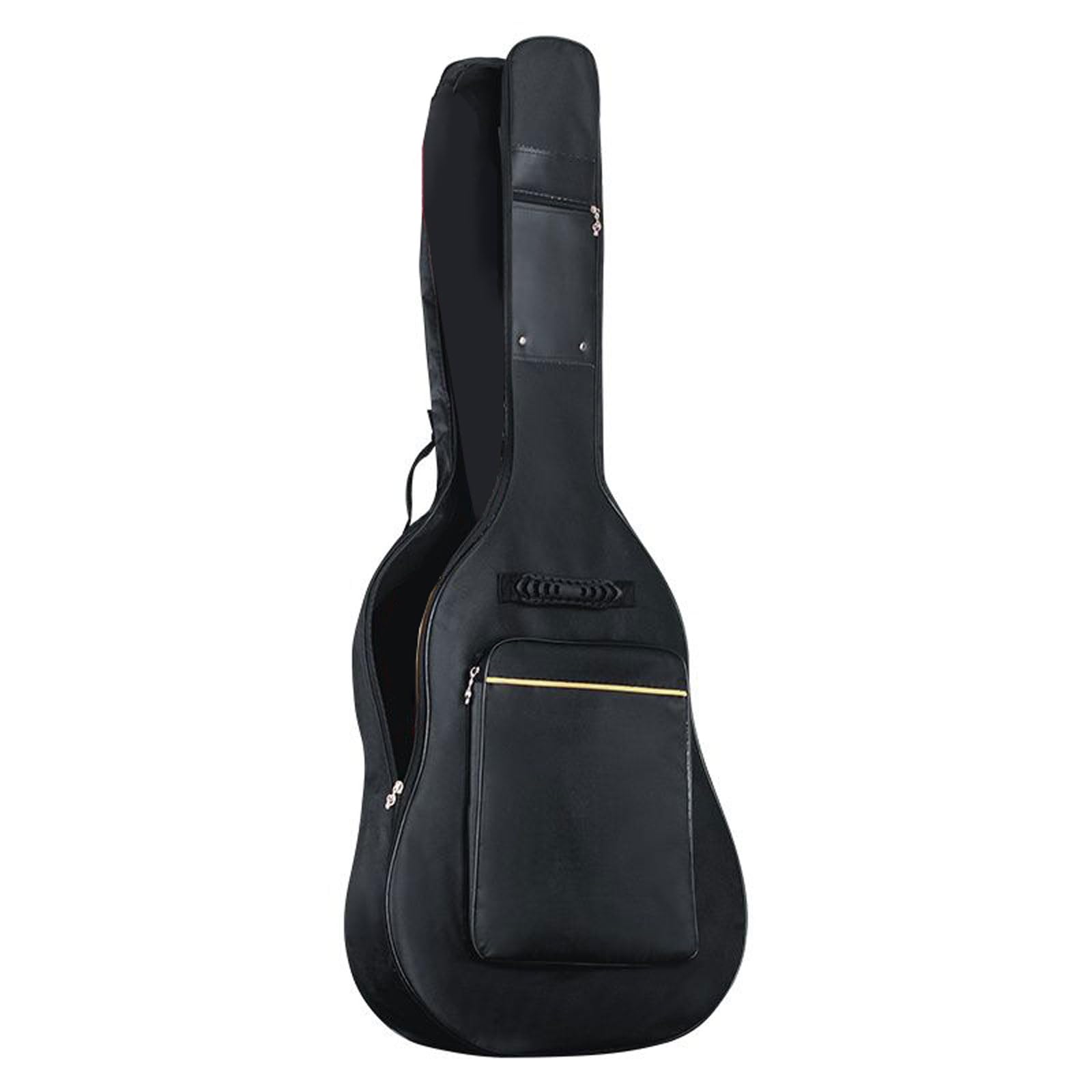 Torba na gitarę 40 41 cali, plecak na gitarę akustyczną z grubym wypełnieniem, miękki pokrowiec na gitarę akustyczną z regulowanymi paskami na ramię, futerał na gitary o wysokości 99-105 cm