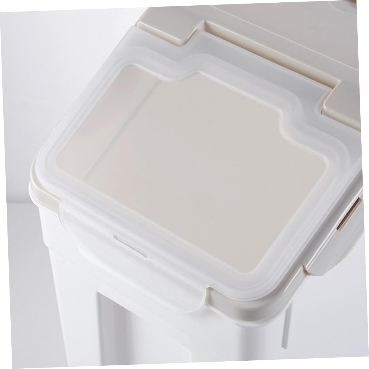 1PC Airtight Pet Food Container Durable Sealing Bucket for Dog Cat Storage for Rice Elegant Design