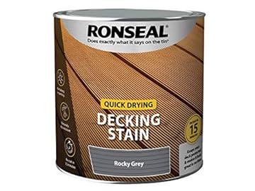 Ronseal Q/D DECKING STAIN ROCKY GREY 2.5L PAINT