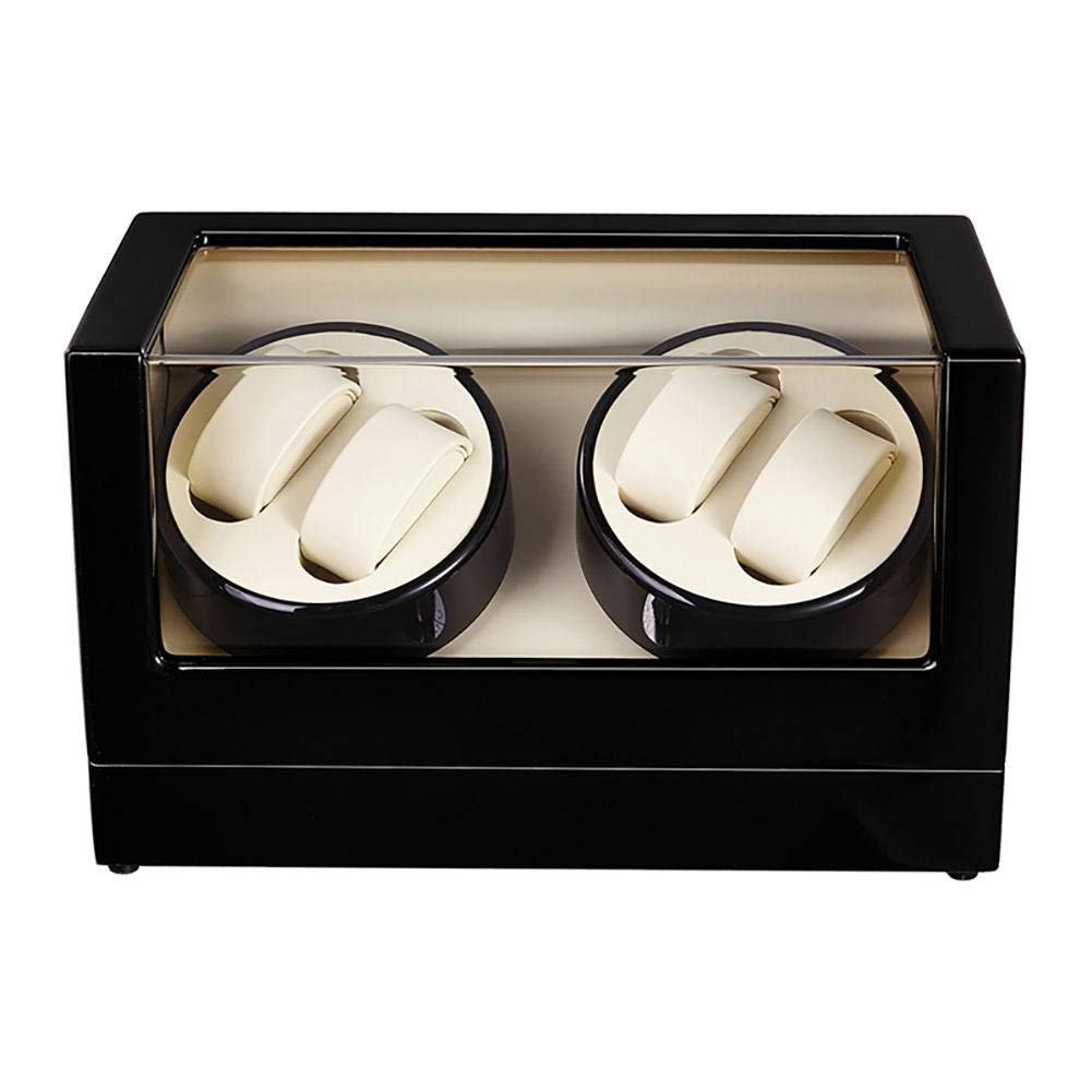 SBCGFY Watch Winder 4 Watches Display Box Black,Watch Winder For Automatic Watches 4 Watches Cases Watches Boxes Winders Storage Case Black,