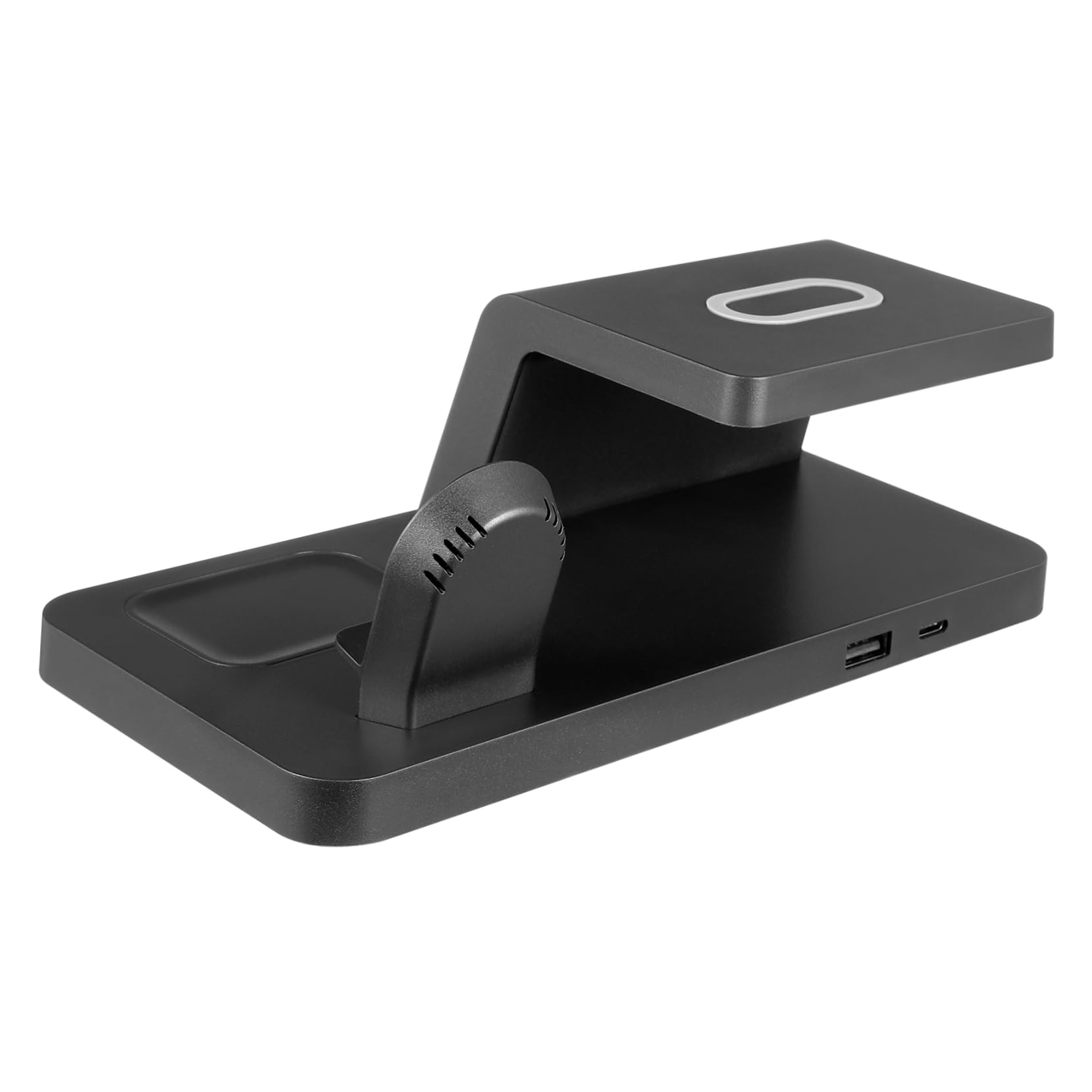 SHINEOFI Station De Charge sans Fil pour Montre Connectée Et Appareils Support Horloge Numérique Chargeur Multifonctionnel