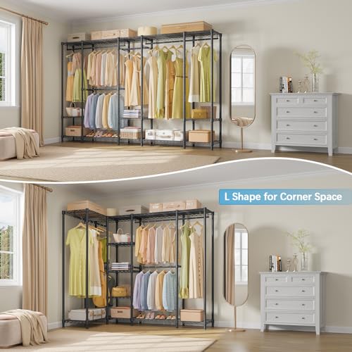 Vipek V50I Extra Large Portable Closet Rack Bedroom Armoire Freestanding Wardrobe Closet thumb #2