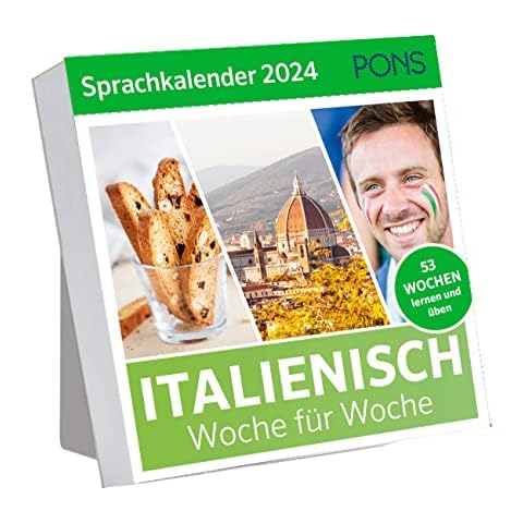 PONS 2024 Italian Language Calendar Week by Week Cover