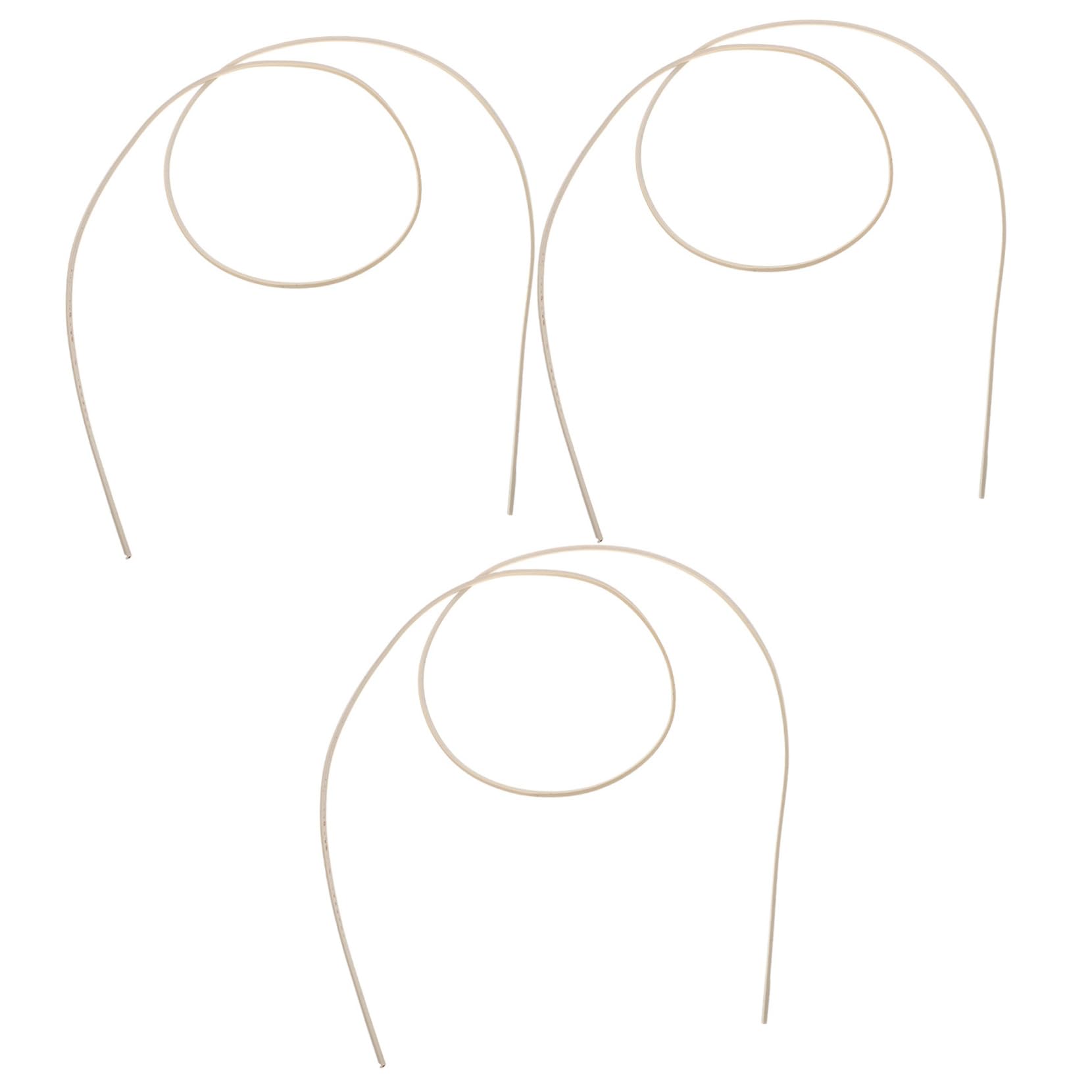 Garneck 3PCS Gyro Thread User Friendly Spinning Top Cord for Seniors Material Easy Attachment for Motor Skill Development