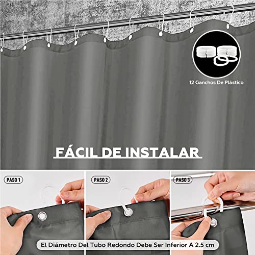 Opiniones y reviews de Cortinas de Ducha ecológicas disponible en línea para comprar. 18 Imagen adicional