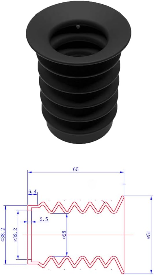 1pc 65mm Thermal Imaging Night Vision Googles Eyepiece Guards Shields Cover Pard Rifle Scope Rubber Eye Protector Cups