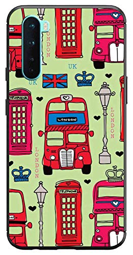 Image of Amazon Brand - Solimo Designer Bus Green Pattern Printed Soft & Flexible Hybrid Back Case Mobile Cover for OnePlus Nord