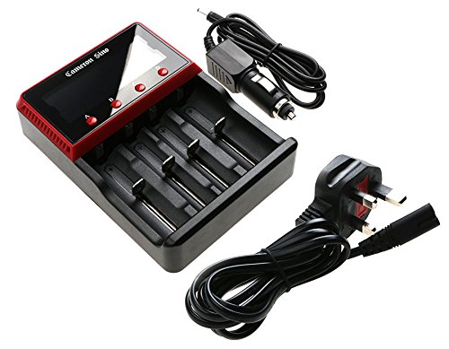 Cargador de batería de repuesto para cargador de batería 17500, 17650, 18350, 18490, 18500, 18650, 25500, 26650, AA, AAA..