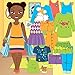 BeCrea Bambole Magnetiche con Vestiti Little Fashionistas Michelle, con 16 Capi d’Abbigliamento Inclusi