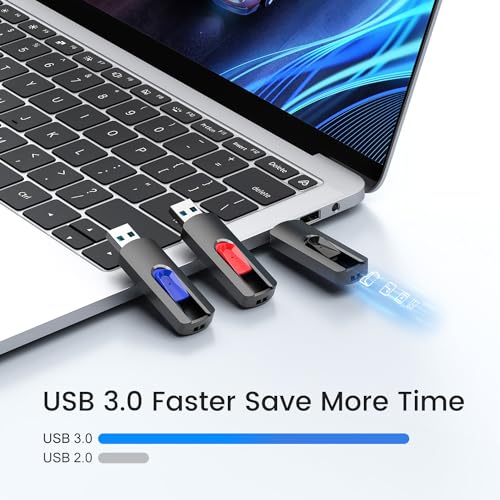 USB Stick 64GB 3.0 3 Stück Vansuny USB Sticks 3.0 64GB 3er Pack Speicherstick 64 GB Datenspeicher-Backup für PC/Mac/Desktop/Laptop/Spielekonsolen(64GB,5er Pack)