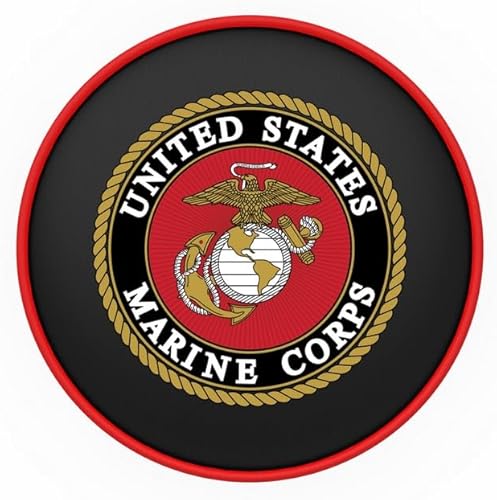 Miniatura 2 de L7C1-4" Georgetown Asiento Cojín con Doble Anillo Base Cromada Taburete Giratorio por The Holland Bar Stool Company 2-L7c1,L7c1,Púrpura,Rojo -,Verde