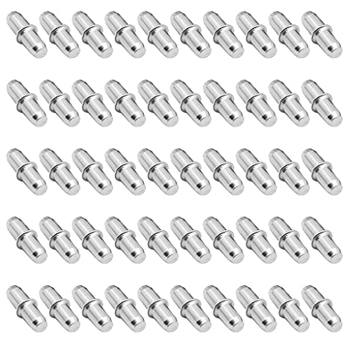 50 Pcs Shelf Pins Pegs Heavy Duty Furniture Shelf Bracket For Bench Table Fastener Pins Sturdy