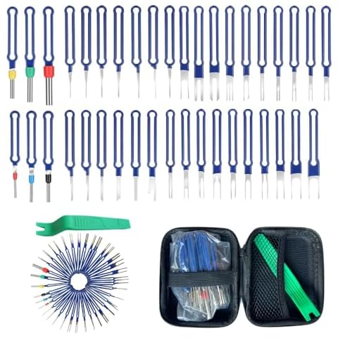 Maerd Terminal Removal Tool Kit 40pcs Upgraded Depinning Tool Electrical Connector Pin Removal Tool Kit Pin Extractor Wire Terminal Release Tool … Cover