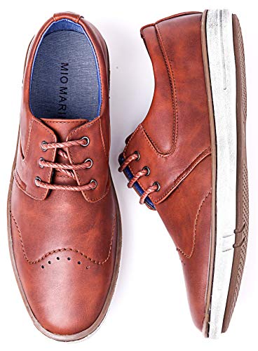 Mio Marino Men Casual Oxford Shoes - Comfortable Business Fashion Mens Casual Dress Shoes3