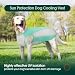 Kuoser Kühlweste Hund, L Hundekühlweste Sommer, UV-Schutz Shirt, Atmungsaktive Kühljacke, Leichte Sonnenschutz-Bekleidung, Insektenschutz für Outdoor, Must-Have für heiße Tage, Blau