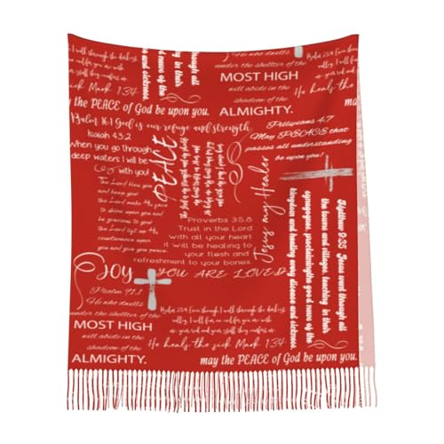 YQIUSM Red Prayer Shawl For Women Christian Church Wrap Scarf Cloth Apparel4