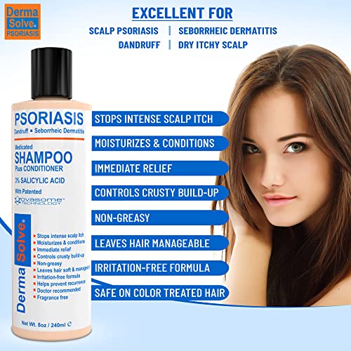 Dermasolve CP01 Scalp Psoriasis & Dandruff Free Medicated Shampoo thumb #1