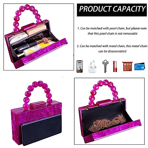 Image of Women Acrylic Clutch Purse Leopard Print Evening Bag Chain Formal Handbag Party Bridal Wedding Clutch Purse for Women