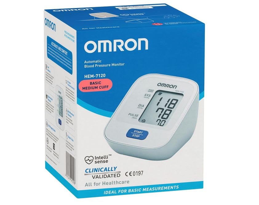 Omron HEM 7120 Fully Automatic Digital Blood Pressure Monitor With Intellisense Technology For Most Accurate Measurement - Arm Circumference (22-32Cm) (B0DB5D2HK2) Amazon Price History, Amazon Price Tracker