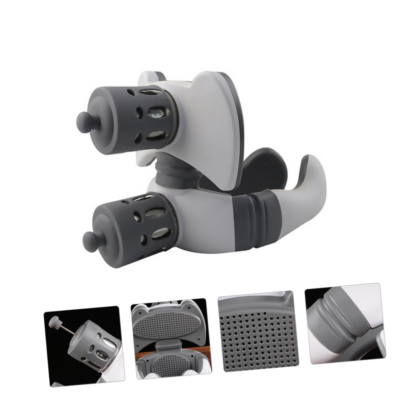 COLLBATH 1pc Neck Instrument Vacuum Cupping Cups Household Moxibustion for Neck Cervical Vertebra Moxibustion Warm Moxibustion Apparatus Moxibustion Cupping Moxa Stainless Steel White