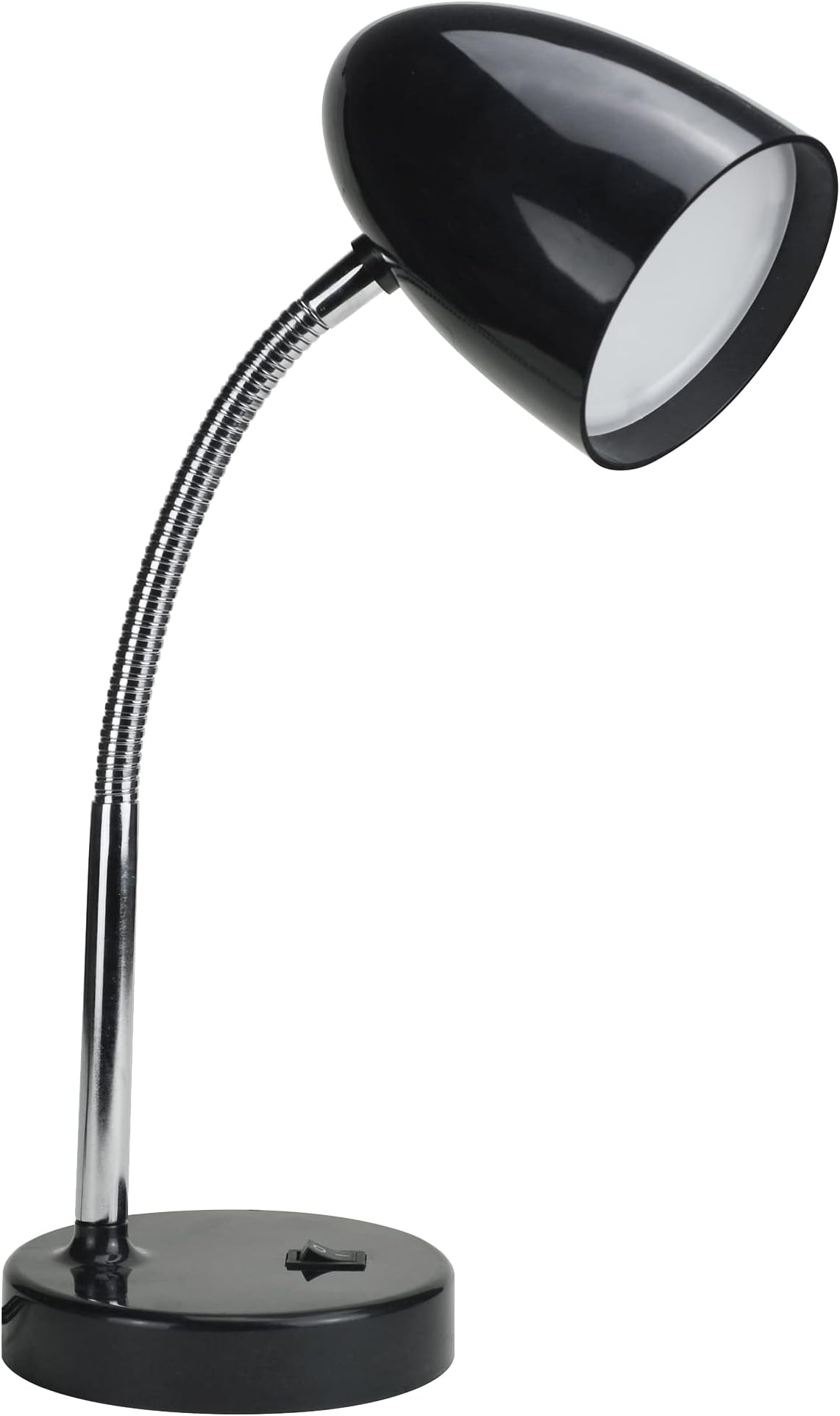 chaotack Metal Small Black Desk Lamp,Adjustable Goose Neck Desk Lamps ...