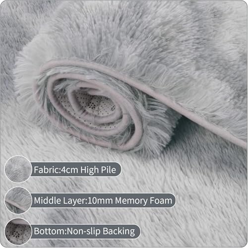 Tapis à poils longs antidérapant pour éviter les glissades - 4