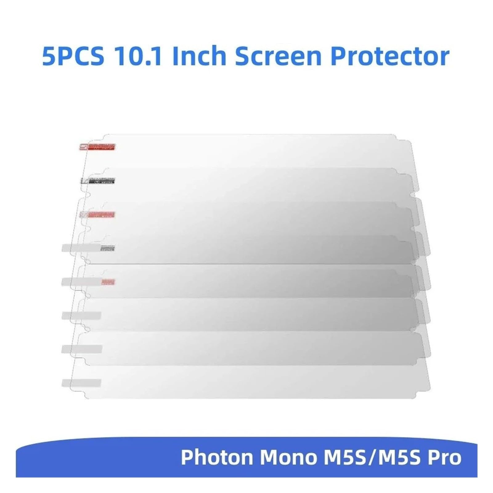 Aixinong1 5 szt. ochraniacz ekranu do drukarki 3D z żywicy Photon Mono M5S/M5S Pro 10,1 cala(5pcs)